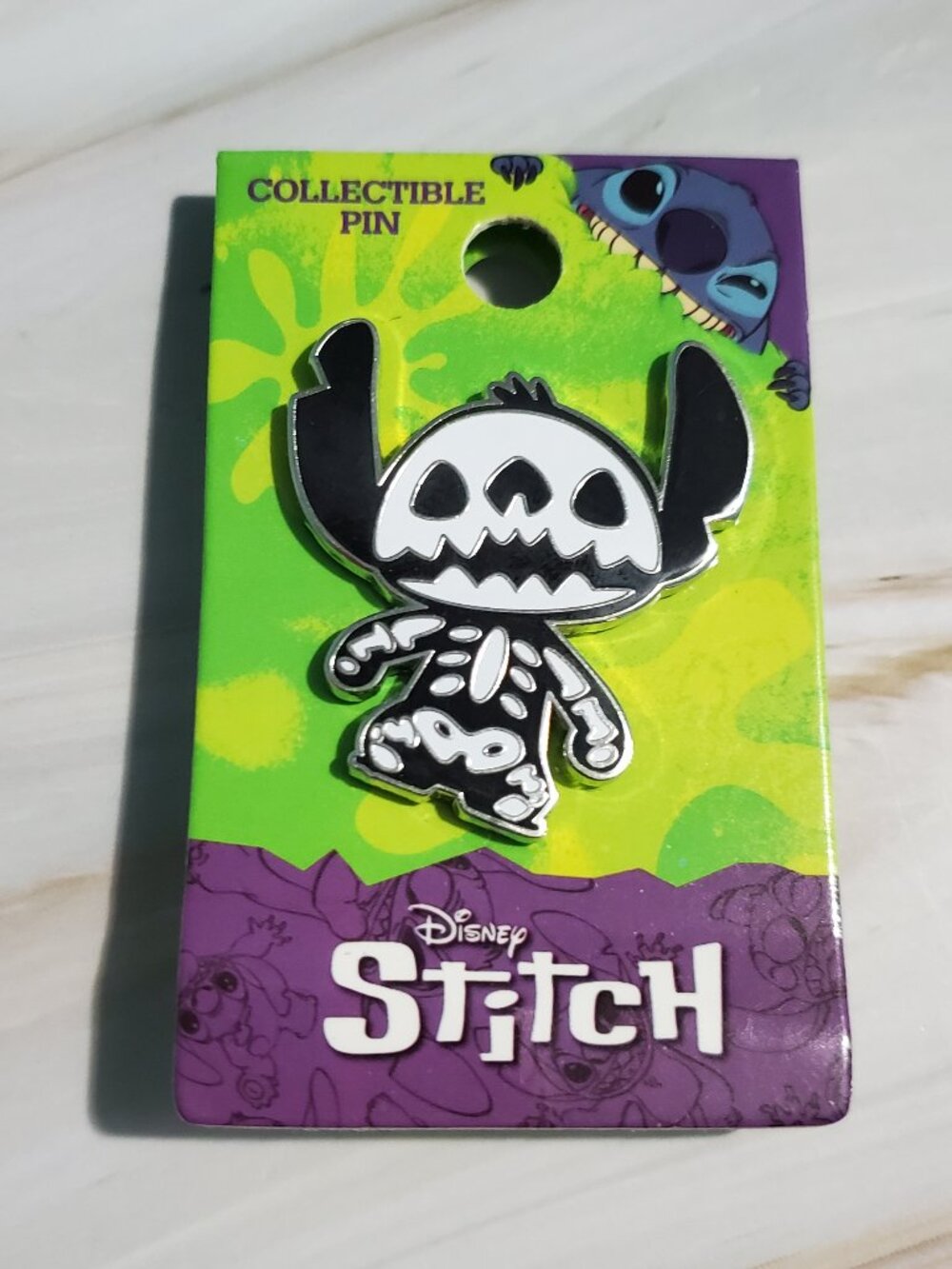 ✨$5 OFF $25 ✨ Disney Skeleton Stitch Enamel Pin